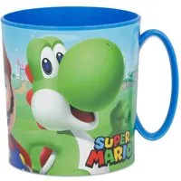 Super Mario Trinkflasche Super Mario Becher Mikrowellengeeigneter Kunststoffbecher 390ml