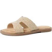 Tamaris Pantolette Sommerschuh, Schlupfschuh, Flats mit Schmucksteine