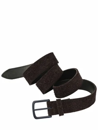 Mey & Edlich Herren Ungeschoren-Gürtel Braun 100 % Rindleder (vegetabil gegerbt)