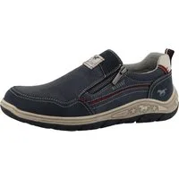 Mustang Shoes Benedetto Slipper Freizeitschuh, Halbschuh, Slipper mit seitlichem Reißverschluss