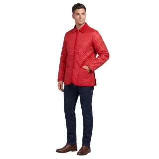 Criminal Damage - Jacke für Herren, Gesteppt, Gesteppt (Rot)