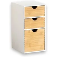 KESPER® Organizer Organizer mit 3 Schubladen, Spanplatte & Bambus, Maße: 14 x 16 x 27 cm (1 St)