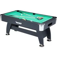 MUWO Billardtisch "Winner Pro" Billardtisch 183x102x81cm mit Zubehör