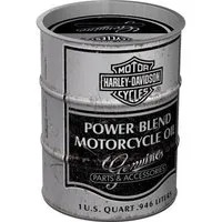 Nostalgic-Art Spardose Spardose Ölfass - Harley-Davidson - Power Blend Oil