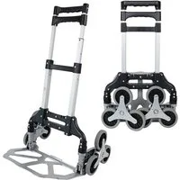 Dönges Transportkarren Treppensteiger-Sackkarre bis zu 75 kg schwarz/grau