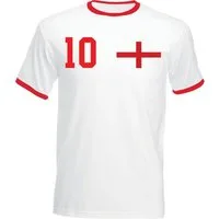 Youth Designz T-Shirt England Herren T-Shirt im Fußball Trikot Look mit trendigem Motiv
