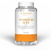 Vitamin-D3- und -K2-Kapseln - 90CAPSULES, 90Portionen