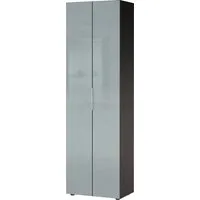 GERMANIA Garderobenschrank Oakland mit Glasfront Breite: 59cm, Türdämpfung,verstellb. Böden, Metallgriffe aus Chrom