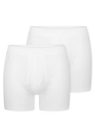 SCHIESSER - 2PACK Shorts weiss - Gr. - 6