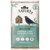 Dehner Natura Premium Wildvogel Körner- und Weichfutter, versch. Größen, Ergänzungsfutter für: Gartenvögel, Wildvogel, hochwertiges Vogelfutter, enthält auch Insekten