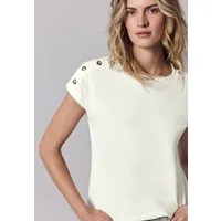 STREET ONE STUDIO T-Shirt mit U-Boot-Ausschnitt
