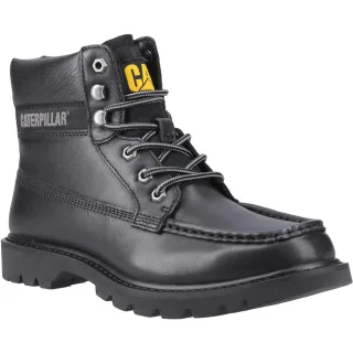 CAT Lifestyle Colorado Mokassin-Leder Herren Stiefeletten Schwarz