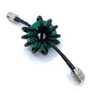 Shortwave Choke 1.8-30MHz High Frequency Magnetic Core 200W 600W Noise Suppression Male to Female Connector Radio Access