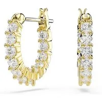 Swarovski Paar Creolen Schmuck Geschenk Matrix Tennis Vittore Ohrringe, Swarovski® Zirkonia (synth)
