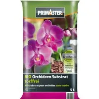 Primaster Spezialerde Primaster Bio Orchideensubstrat torffrei 5 L, Torffrei