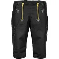 tommit Arbeitsshorts Zunftshort kurze Arbeitshose Multinorm Gewebe Herren Schwarz mit Carbonfaser wasser-, öl- schmutzabweisend. Flammhemmend