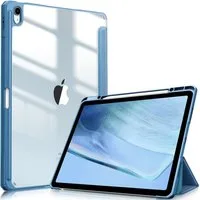 Fintie Tablet-Hülle für iPad Air 13 Zoll M4/M3/M2 (2026/2025/2024) mit Stifthalter, Stoßfeste Hybrid Case mit transparenter Hartschale auf der Rückseite