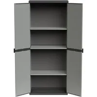 Kreher Mehrzweckschrank 'Armadio', modulares System aus Kunststoff für Keller, Garten, Garage