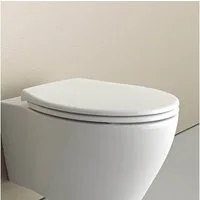 Bernstein Kinder-WC-Sitz U2006, Familiensitz mit integriertem Kindersitz Softclose Weiß U2006