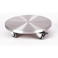 Szagato Pflanzenroller Möbelroller ALU Edelstahl 30 cm 40 cm 50 cm (Alle Ausführungen)
