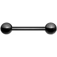 viva-adorno Brustwarzenpiercing Zungenpiercing Universal Barbell Piercing Stab Hantel, Edelstahl Zunge Brust