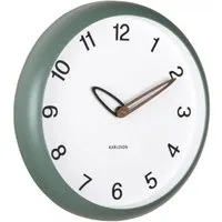 Karlsson Uhr Wanduhr Bella Jungle Green