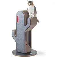 Canadian Cat Company Kratzbrett Kratzmöbel Kaktus, Kratzsäule, Kratzstamm, 45 x 45 x 80 cm