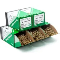 PARCO Schrauben- und Dübel-Set Spanplattenschrauben Sortiment Holzschrauben 1400/4900 Stück, (1400 St), Torx-Antrieb, Rostschutzbeschichtung