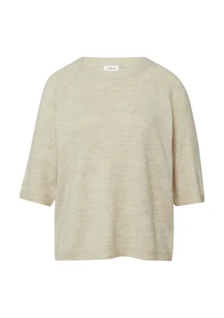 s.Oliver - Strickpullover beige - Gr. - 42