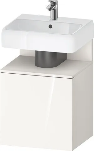 Duravit Qatego Waschtischunterbau wandhängend Weiß Hochglanz 490x420x645 mm - QA4077L84220000 QA4077L84220000