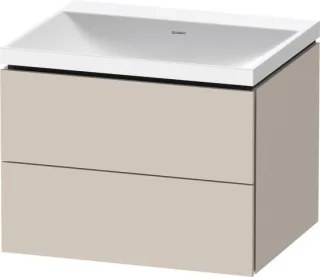 Duravit L-Cube c-shaped Set wandhängend Taupe Matt 600x480x480 mm - LC6950N91910000 LC6950N91910000