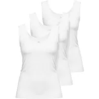 GÖTZBURG Unterhemd GÖTZBURG Damen Unterhemd weiß uni 3er Pack (3-St)