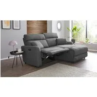 OTTO home Ecksofa JENNA L-Form, 209cm - OTTO. Verlässliche Qualität., manuelle o. elektrische Relaxfunktion, USB A/C, Struktur fein.