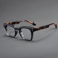 PACIEA Brille Ohne Sehstärke Damen Herren Vintage Mehrfarbig Anti Blaulicht