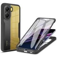 betterfon Handyhülle für Poco X7 Pro 5G 2-teiliges 360° TPU Schutzcase, Rundumschutz mit integrierter Displayabdeckung und klarer Sicht