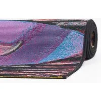 Sansibar Teppich Rantum Beach SA-016, rechteckig, Höhe: 5 mm, Flachgewebe, modernes Design, Surfboards, In- und Outdoor geeignet