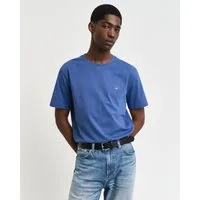 Gant T-Shirt REG SHIELD SS T-SHIRT mit Logostickerei auf der Brust