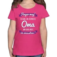 Shirtracer T-Shirt Finger weg ich habe eine verrückte Oma I Statement Sprüche Kinder