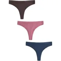 Next String Ultimate Comfort Baumwollslips, 3er-Pack, Tanga (3-St)
