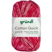 Gründl 50 Gramm Gründl Cotton Quick Print Strickgarn Farbauswahl Bastelgarn