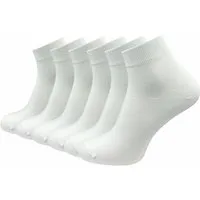 GAWILO Kurzsocken aus 100% reiner Baumwolle - Quartersocken für Herren (6-Paar) Schaft etwas länger als beim Sneaker - daher kein verrutschen