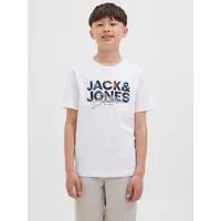 Jack & Jones Junior Rundhalsshirt JJGEPLAS TEE SS CREW NECK JNR Baumwolle, regular fit