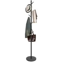 ElitVita Garderobenständer Baumform Garderobenständer Metall 180cm,7 Haken &2 höhenverstellbar, (1 St), platzsparender Standjackenständer für Flur,Wohnzimmer, Schlafzimmer