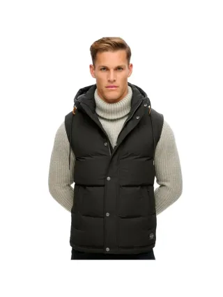 Superdry Herren Everest ärmellose Steppjacke