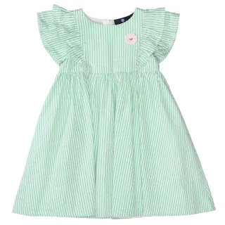 BASEFIELD - Md.-Kleid spring green str. - Gr. - 104/110