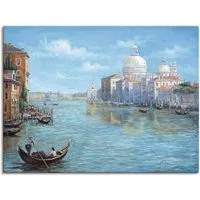 Artland Leinwandbild Venedig, Europa (1 St), auf Holzrahmen gespannt