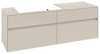 Villeroy & Boch Waschtischunterschrank Collaro C026B0 1600x548x500mm m. Bel. 4 Ausz. Waschtisch li C C026B0VN