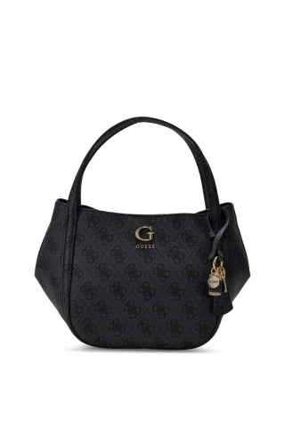 Guess Accessories - COLEEN LOGO SMALL SATCHEL COAL LOGO