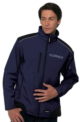 Feuerwehr Softshell Jacke Wind- & Wasserdicht XXXL