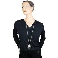 COLLEZIONE ALESSANDRO Lange Kette Summer, mit Ornamentanhänger und Blume